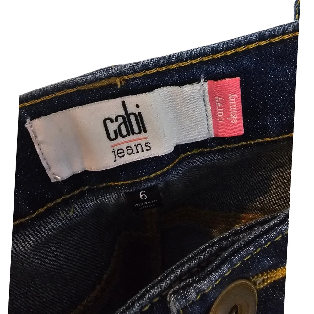 CAbi Size 6 Dover Skinny Jeans Style #3384